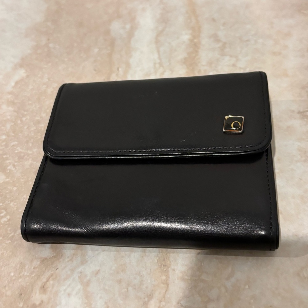 Oroton tri-fold leather wallet